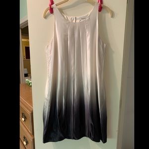 WHITE HOUSE BLACK MARKET | SILK OMBRÉ BUBBLE DRESS